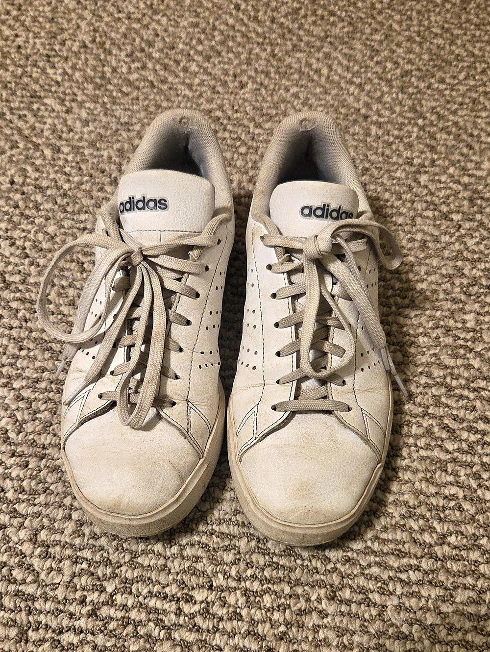 adidas Court Sneakers White & Blue US 8.5